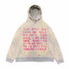 Simple font American retro do old trash street art fun dirty dyed Goth hoodie Simple font American retro do old trash street art fun dirty dyed Goth hoodie