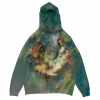 High Street vintage dark green graffiti painted flaccid street art trend niche personality hoodie High Street vintage dark green graffiti painted flaccid street art trend niche personality hoodie